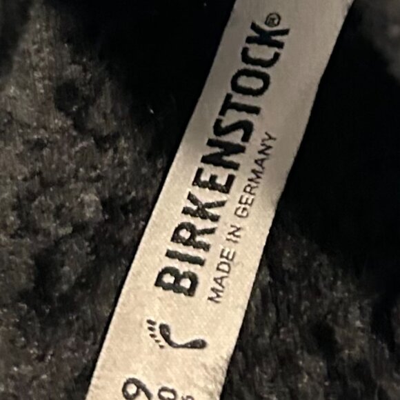 Women's Birkenstock Arizona Shearling Sandals - Size 39 - Black - Excellent Cond - Picture 4 of 4